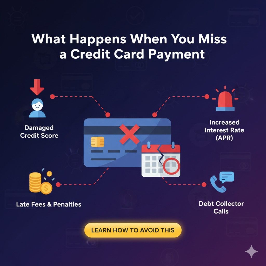 What Happens When You Miss a Credit Card Payment