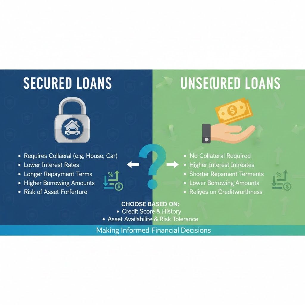 How to Choose Between Secured and Unsecured Loans