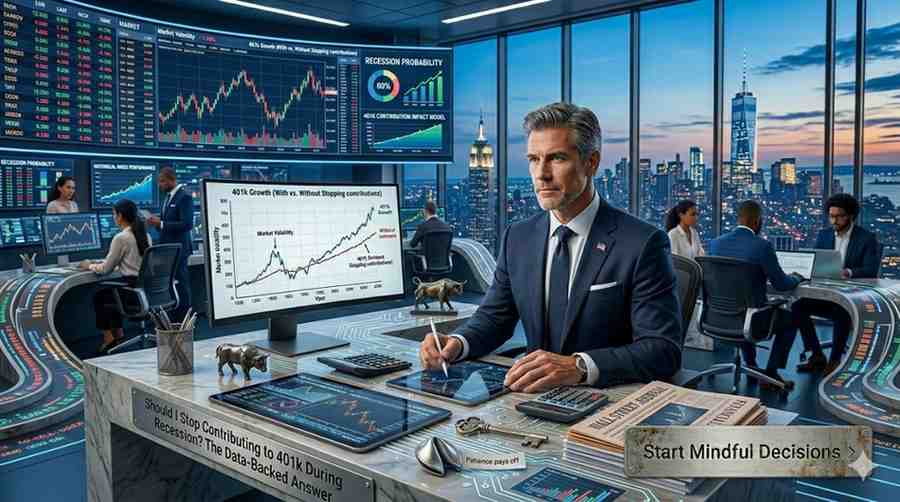 Should I Stop Contributing to 401k During Recession? The Data-Backed Answer